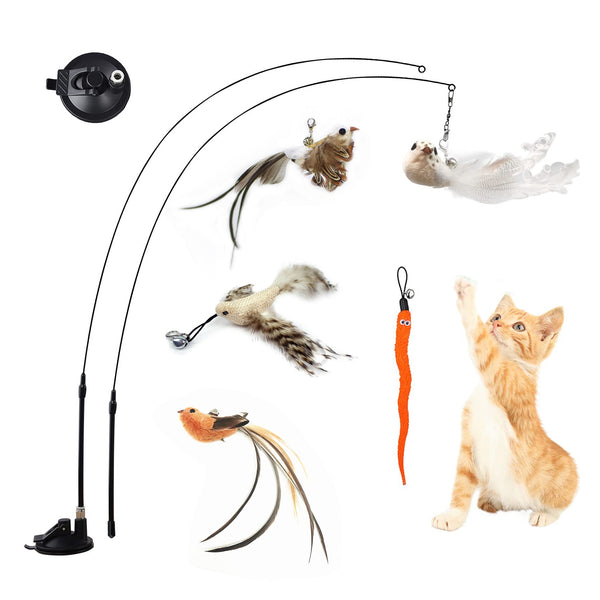 manando Birdy - Interaktives Vogel-Set für neugierige Katzen